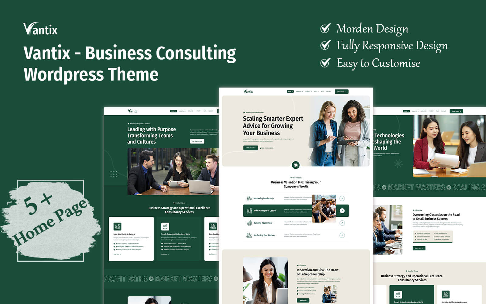 Business Consulting Service WordPress Theme.