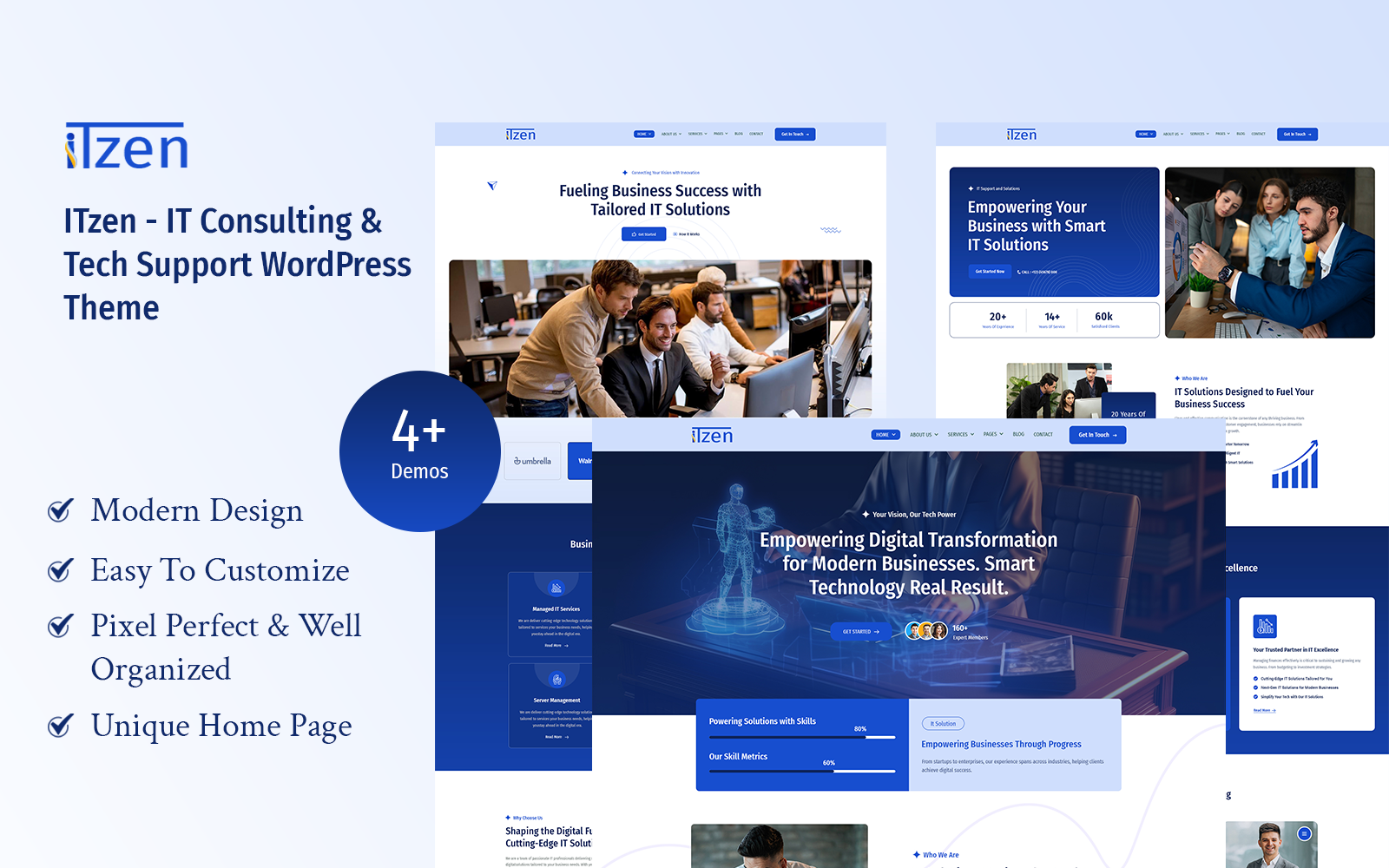 Smart IT Solutions & Business Consultancy WordPress Theme.